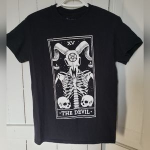 ⚘2 for $16 "The Devil" Graphic Tarot Cotton Tee